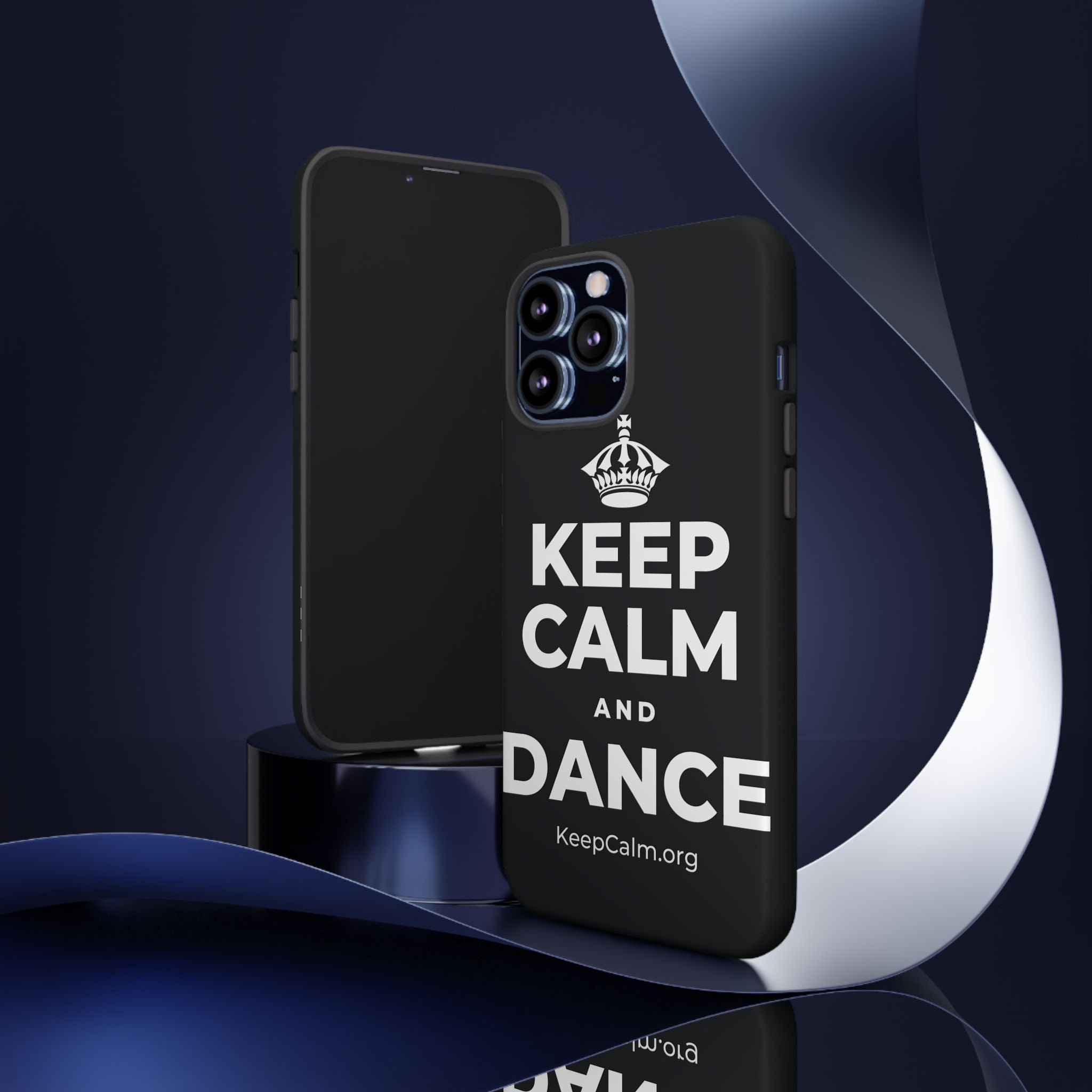 KEEP CALM AND DANCE Phone Case (Dark)
