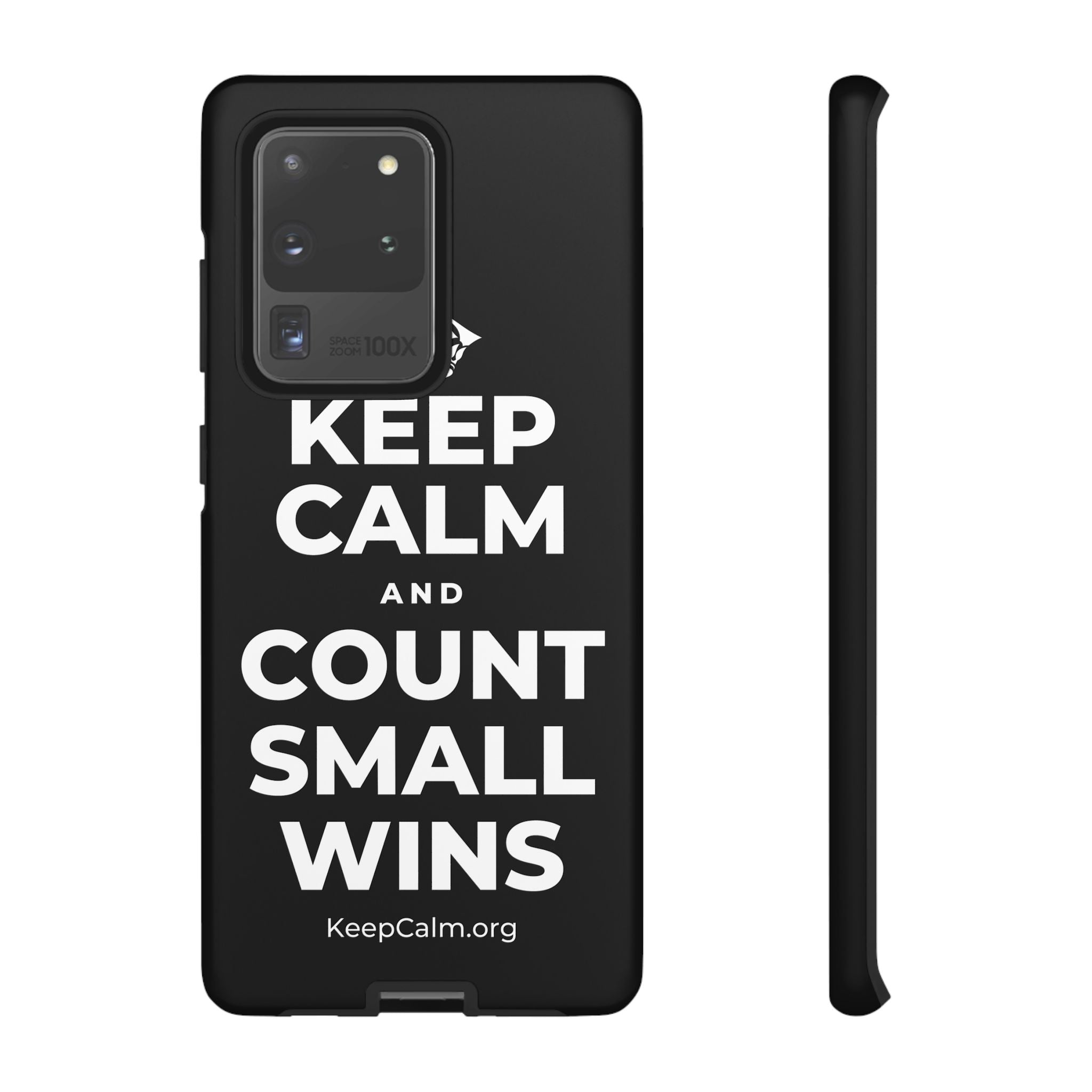 KEEP CALM AND COUNT SMALL WINS Phone Case