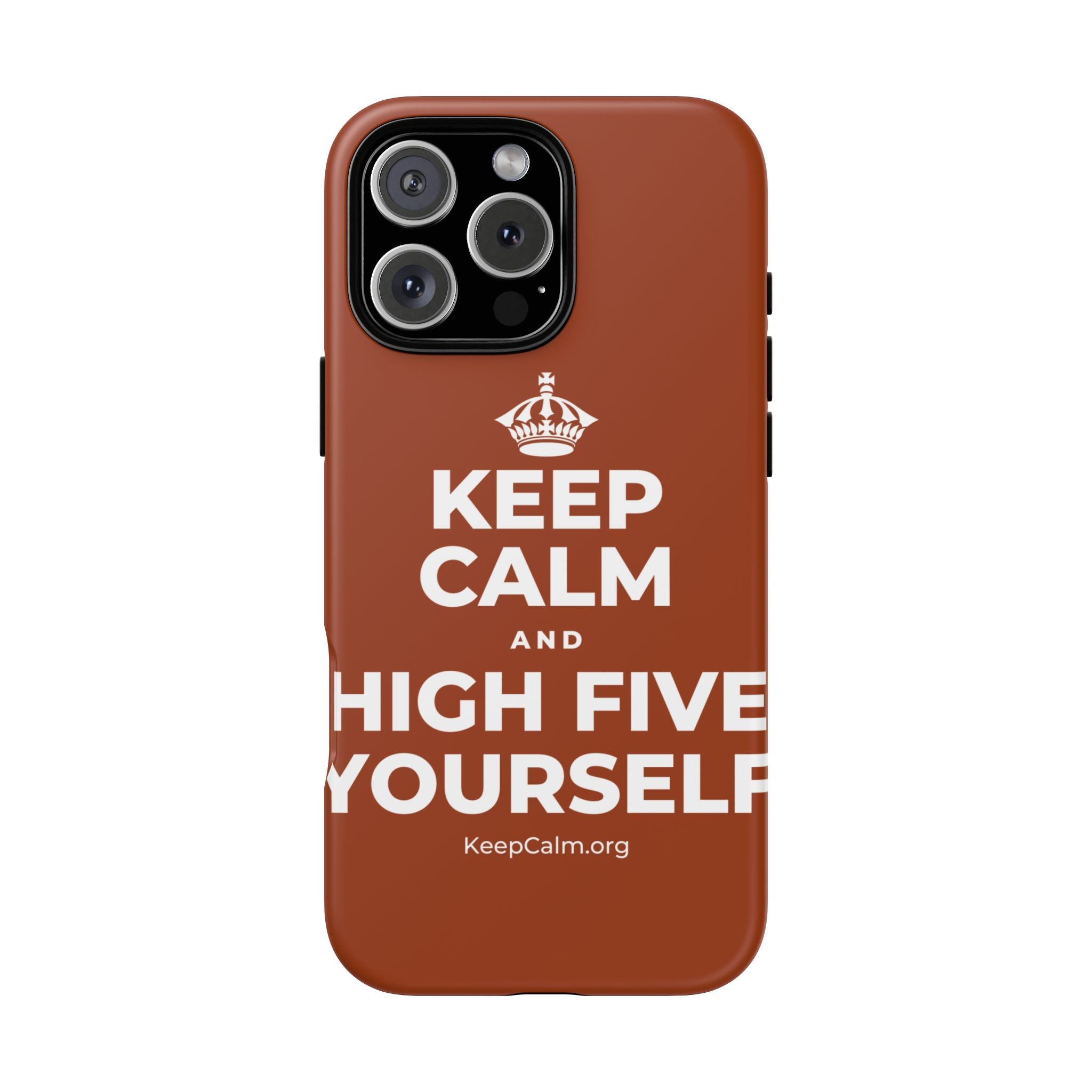 KEEP CALM AND HIGH FIVE YOURSELF Phone Case
