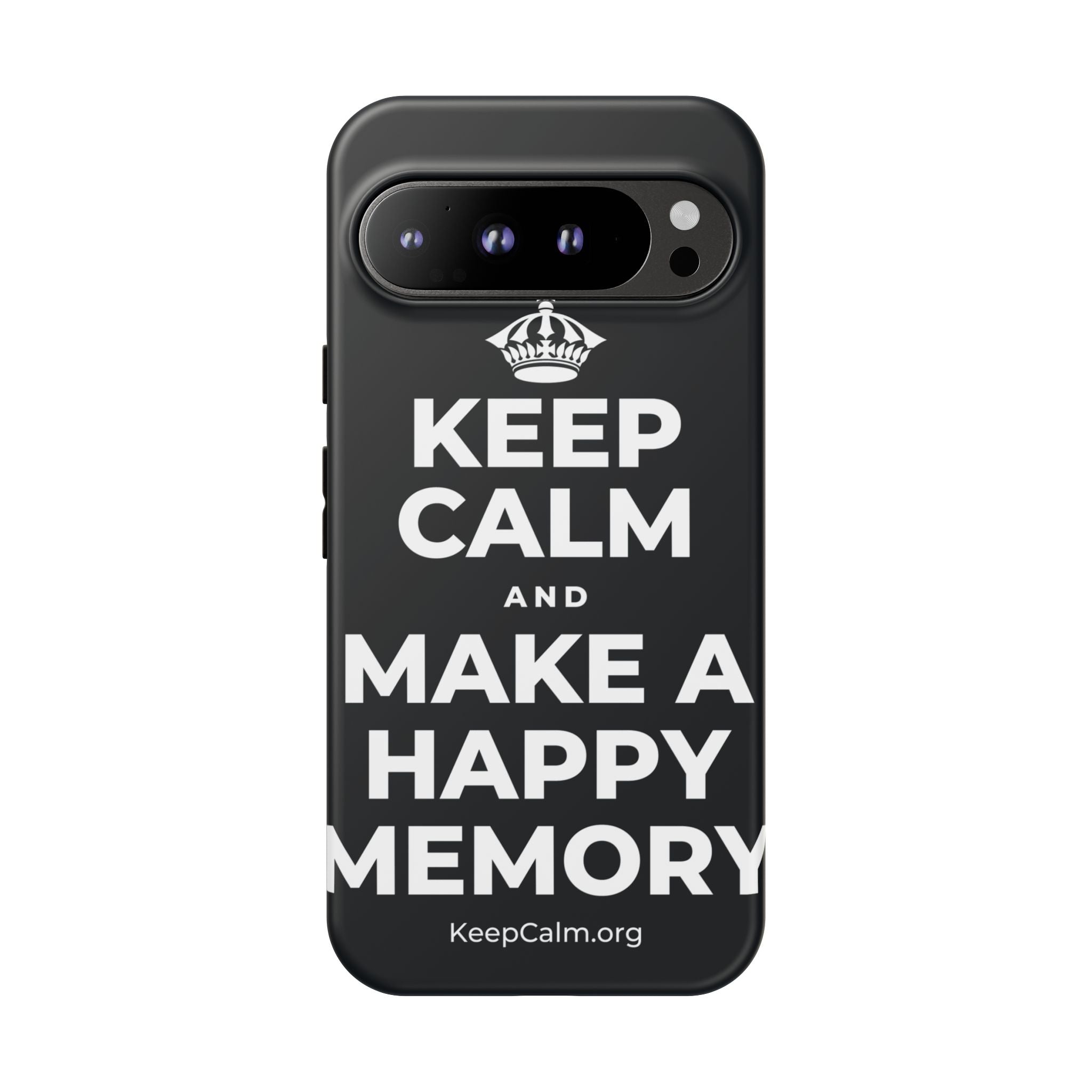 KEEP CALM AND MAKE A HAPPY MEMORY Phone Case (Dark)