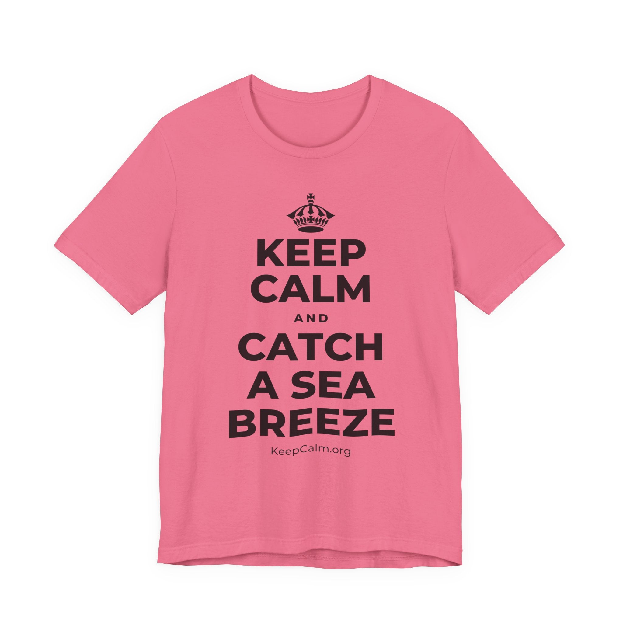 KEEP CALM AND CATCH A SEA BREEZE T-Shirt (Military Green–Autumn)