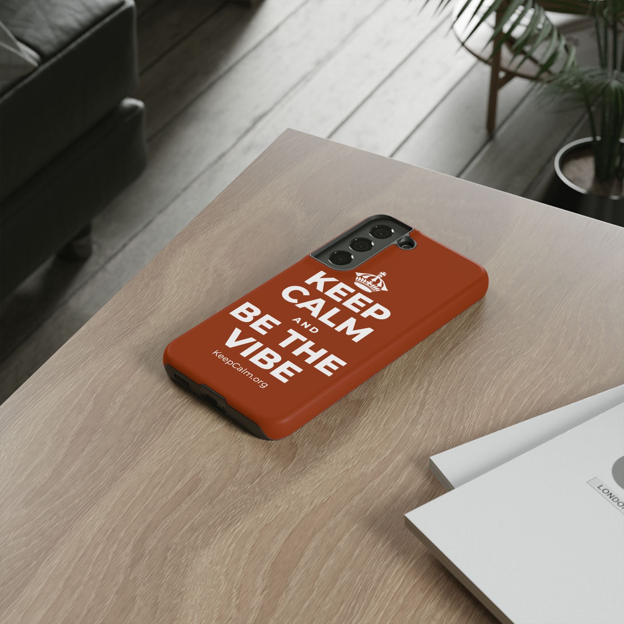 KEEP CALM AND BE THE VIBE Phone Case