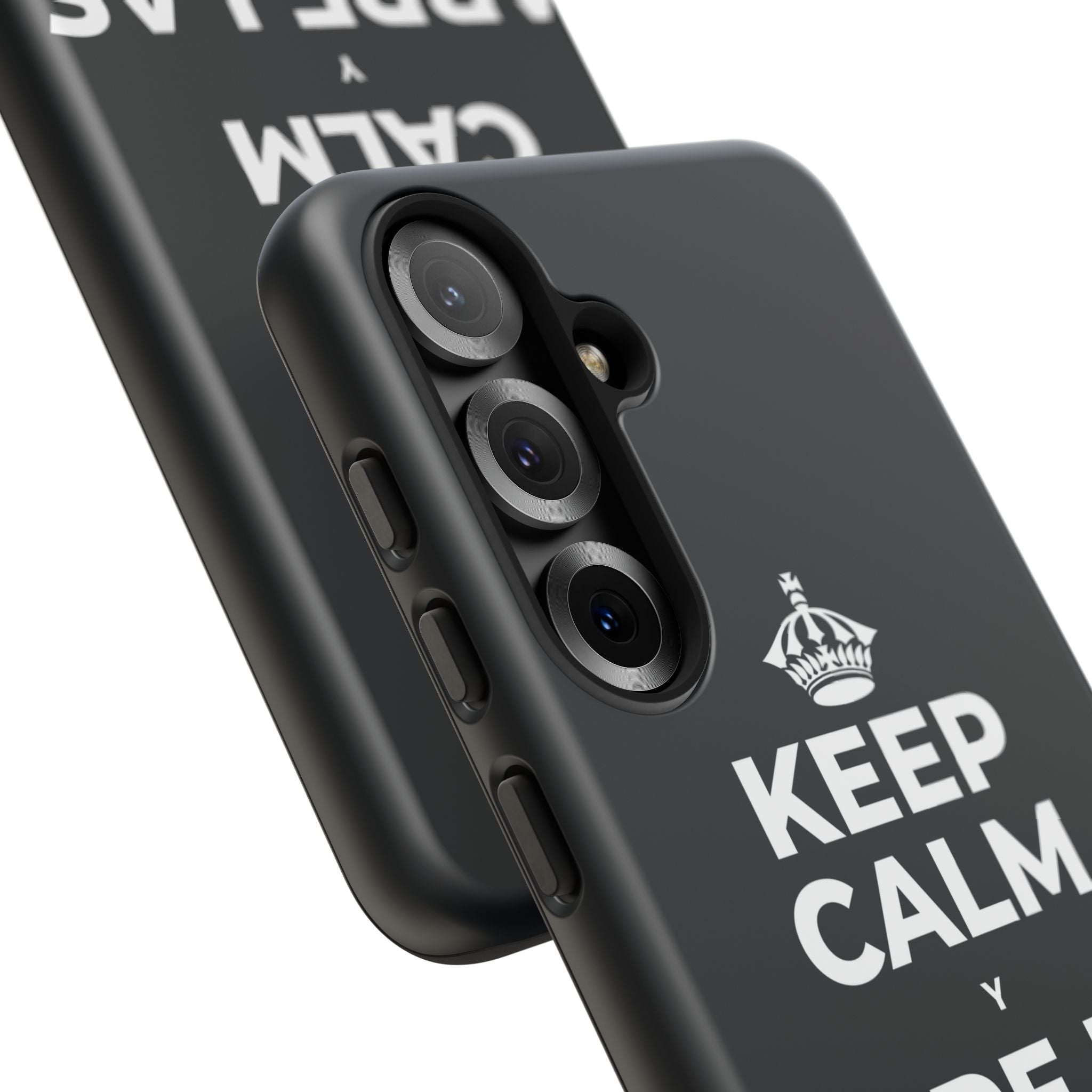 KEEP CALM Y ABRE LAS VENTANAS Phone Case (Dark)