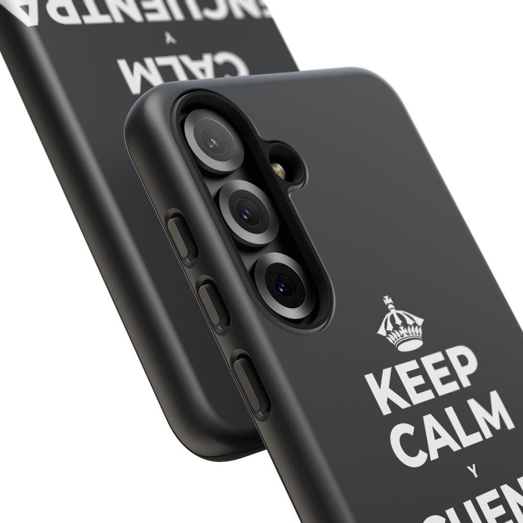KEEP CALM Y ENCUENTRA TU CENTRO Phone Case (Dark)