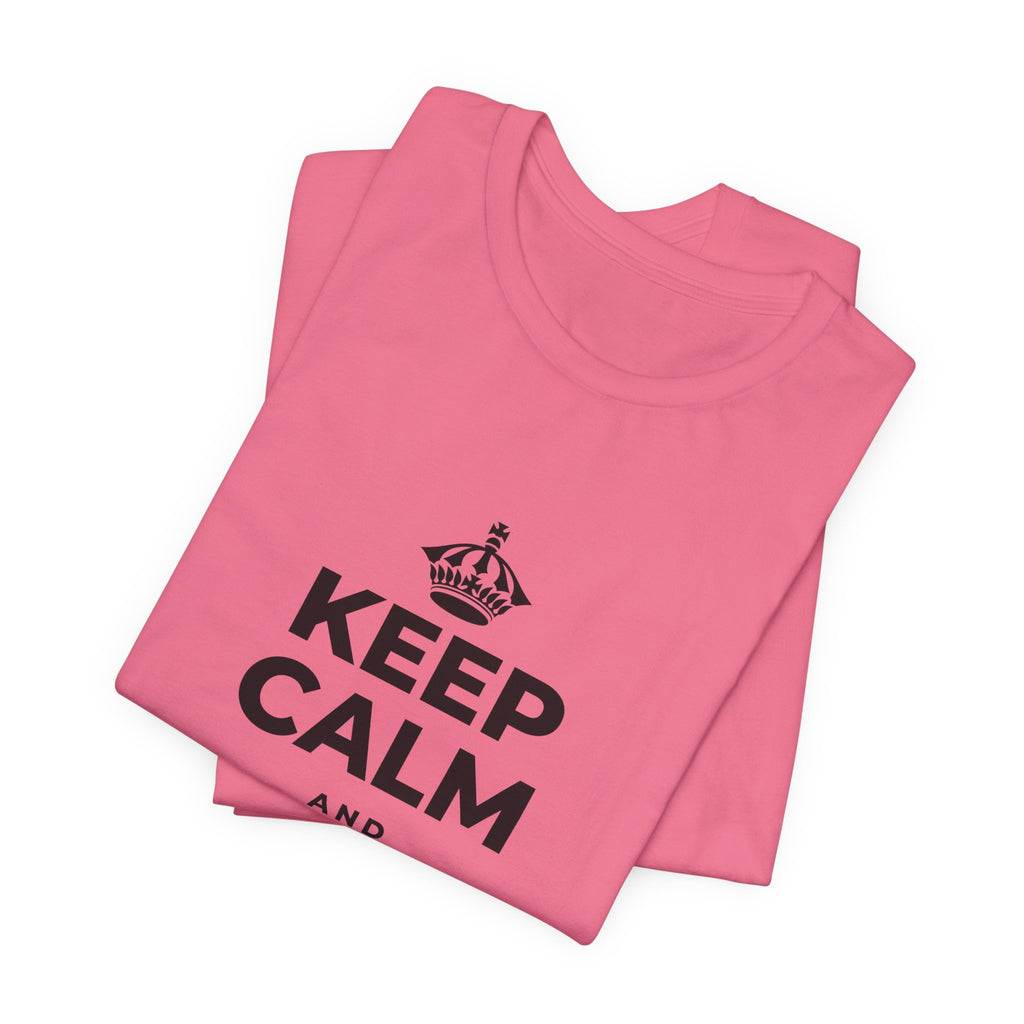 KEEP CALM AND SHARE THE LOVE T-Shirt (Military Green–Autumn)