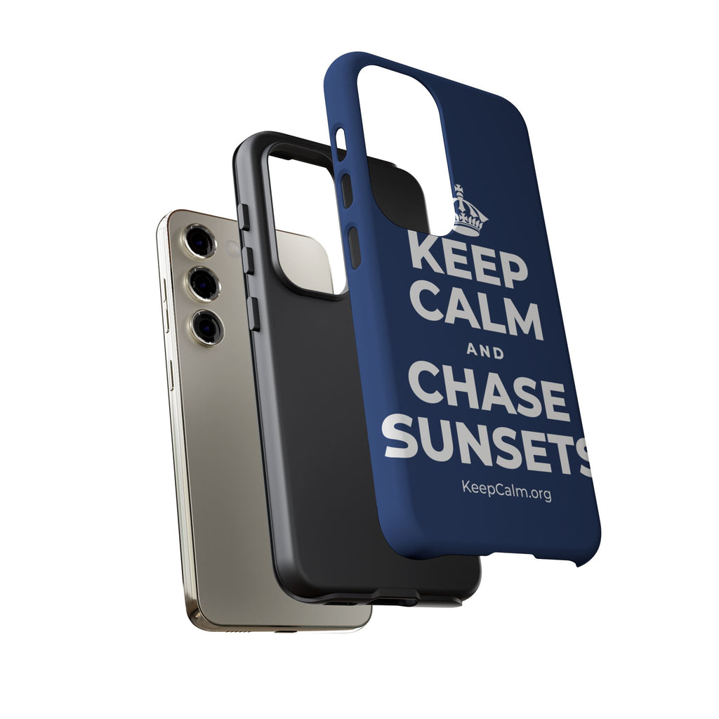 KEEP CALM AND CHASE SUNSETS Phone Case