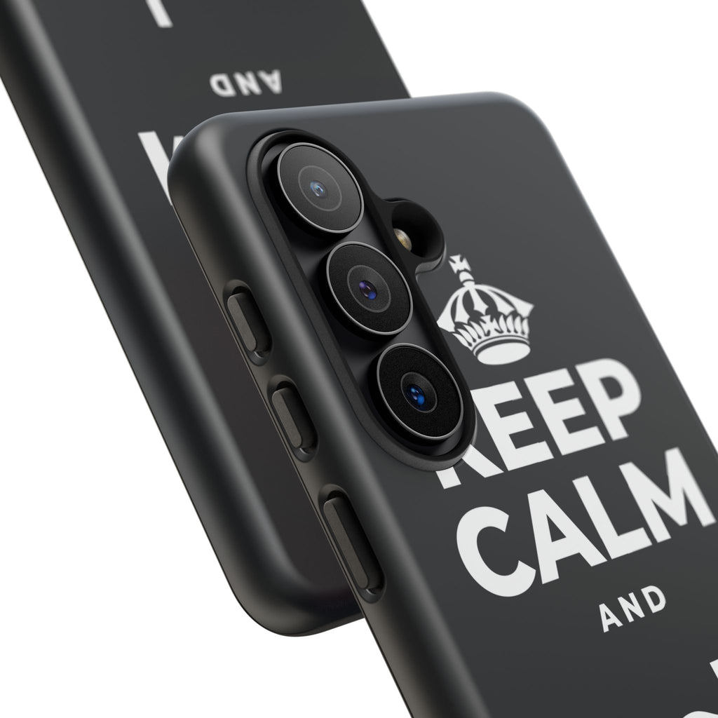 KEEP CALM AND احمِ سلامك Phone Case (Dark)