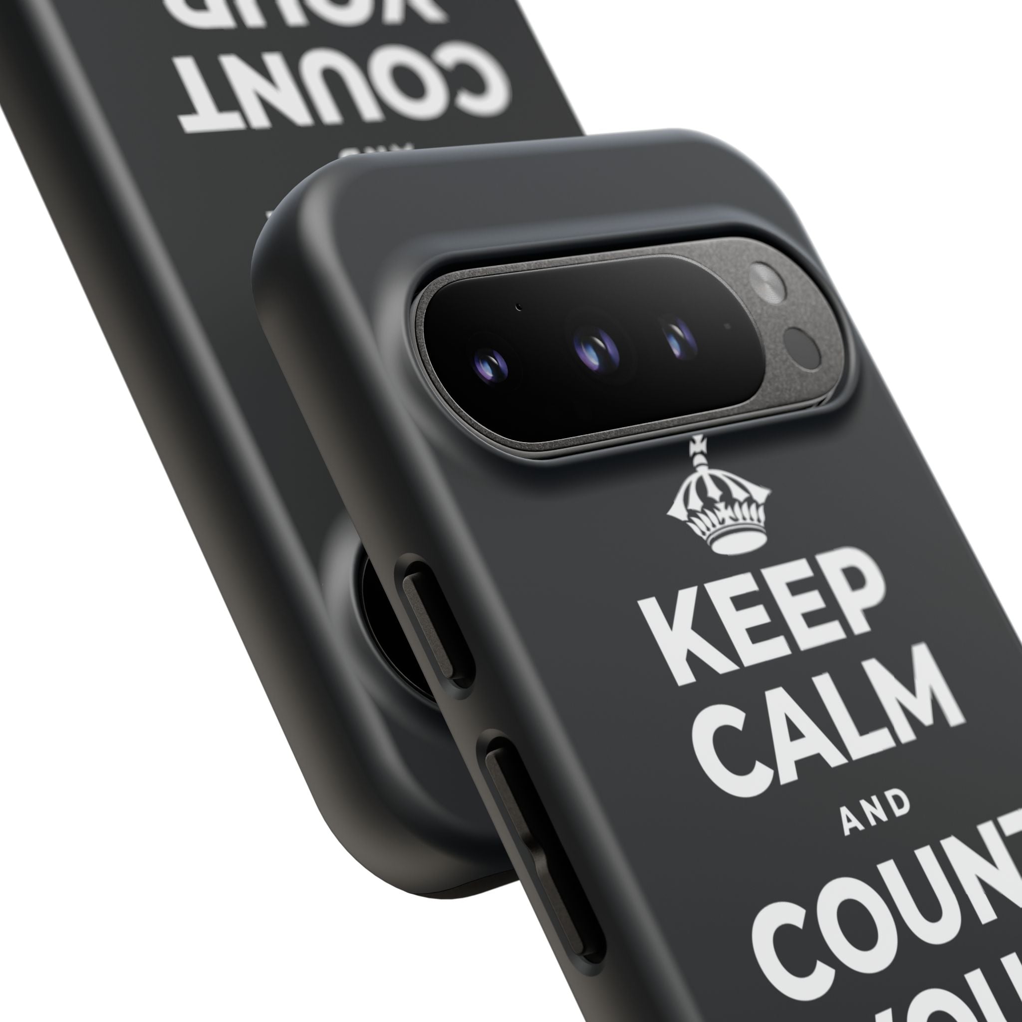 KEEP CALM AND COUNT YOUR SLOW BREATHS Phone Case (Dark)