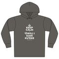KEEP CALM A ʻŌWILI I KAHI KUʻEKE Organic Hoodie Tee