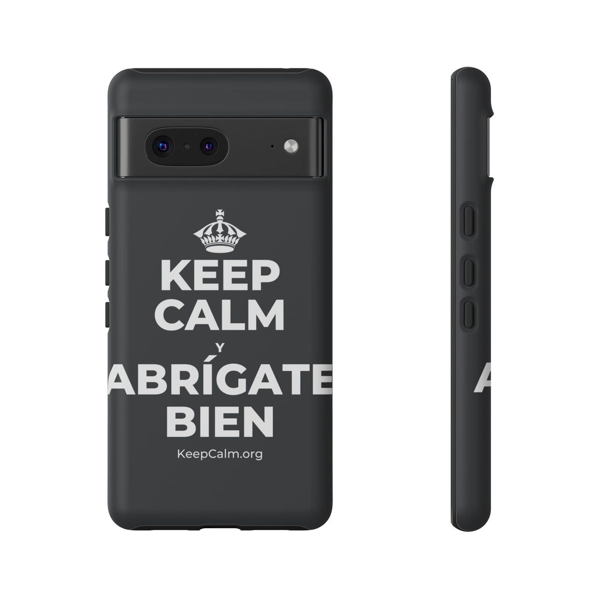 KEEP CALM Y ABRÍGATE BIEN Phone Case (Dark)