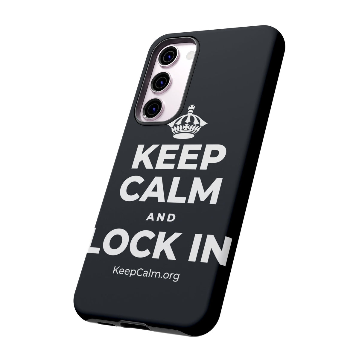 KEEP CALM AND LOCK IN Phone Case (Dark)