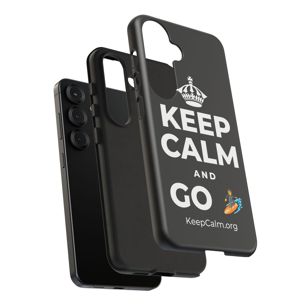 KEEP CALM AND GO 🏄 Phone Case