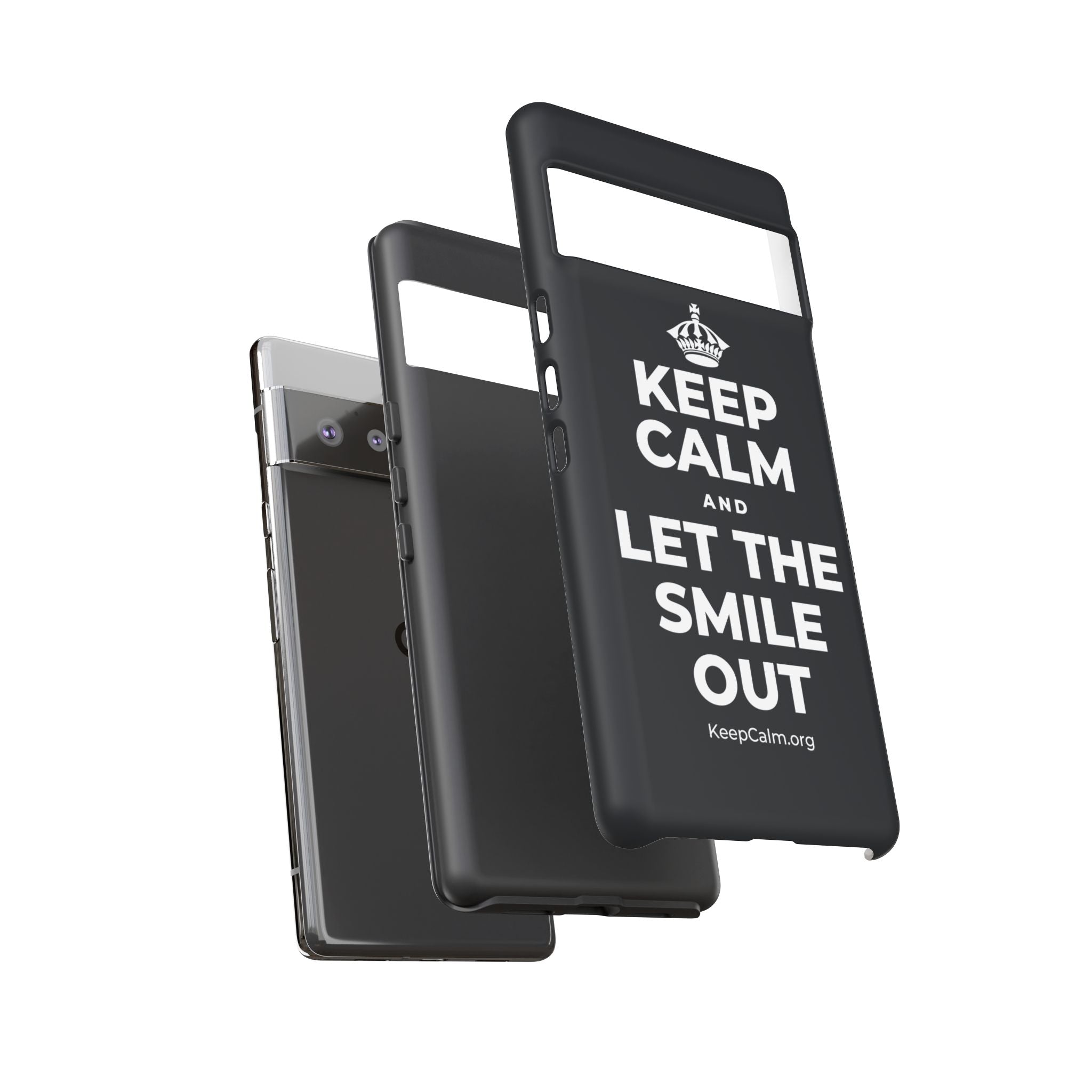 KEEP CALM AND LET THE SMILE OUT Phone Case (Dark)