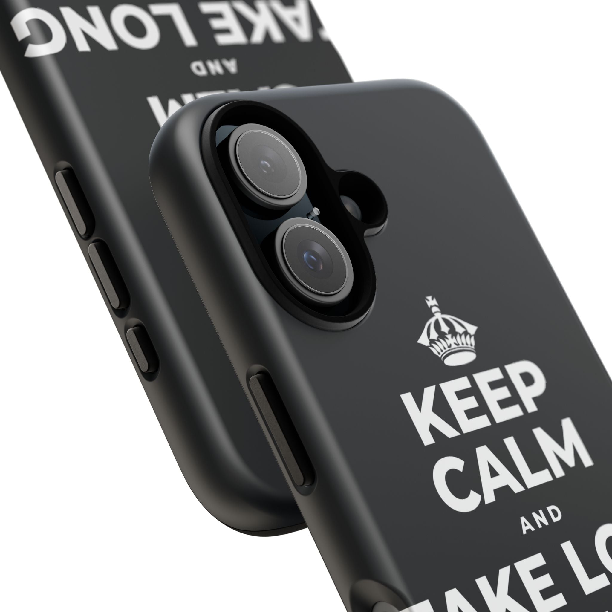 KEEP CALM AND TAKE LONG WALKS ON THE BEACH Phone Case (Dark)
