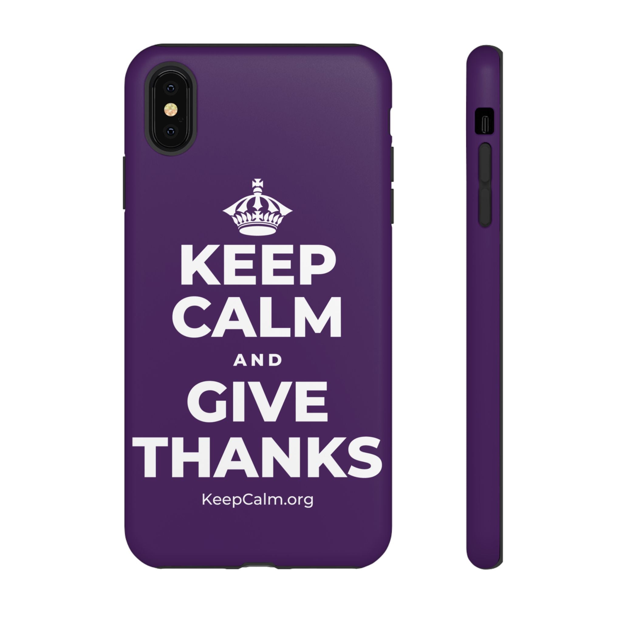 KEEP CALM AND GIVE THANKS Phone Case