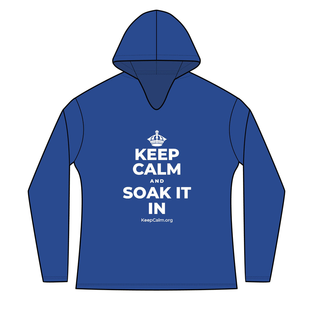 KEEP CALM AND SOAK IT IN Women's Long Sleeve Hoodie