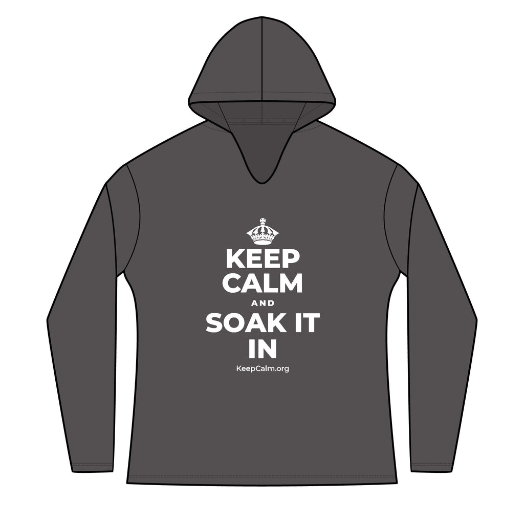 KEEP CALM AND SOAK IT IN Women's Long Sleeve Hoodie