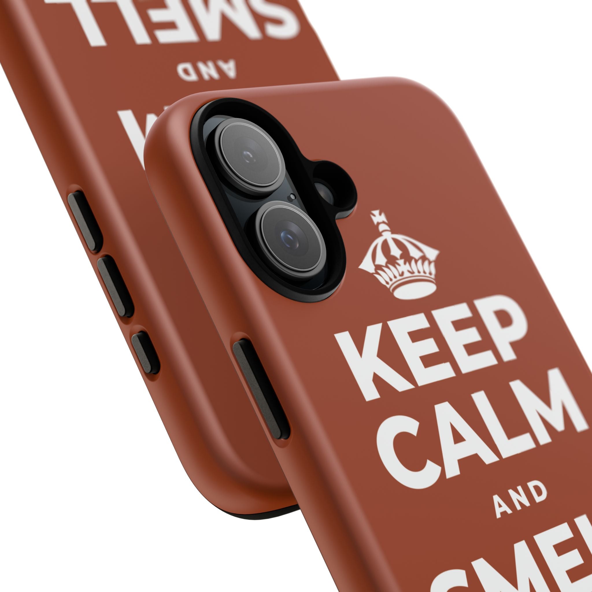 KEEP CALM AND SMELL THE ROSES Phone Case