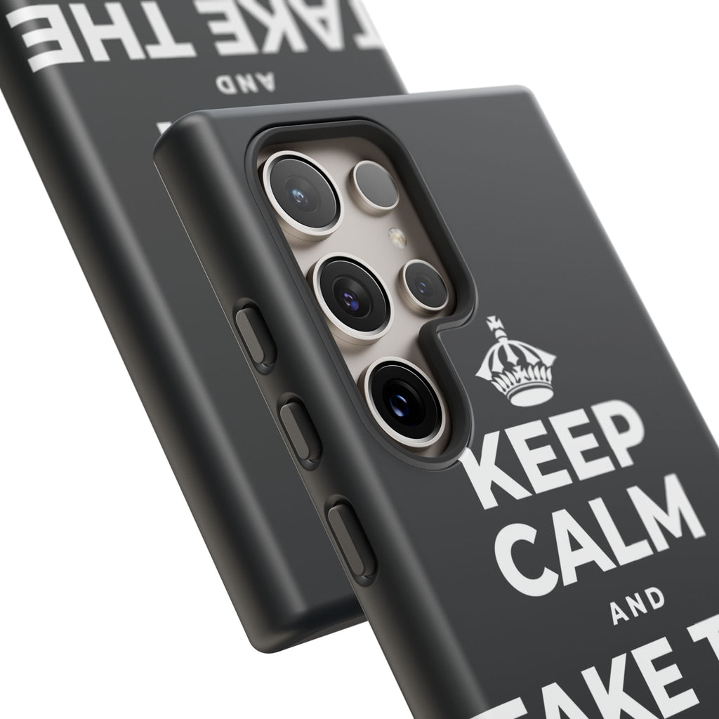 KEEP CALM AND TAKE THE VICTORY LAP Phone Case (Dark)