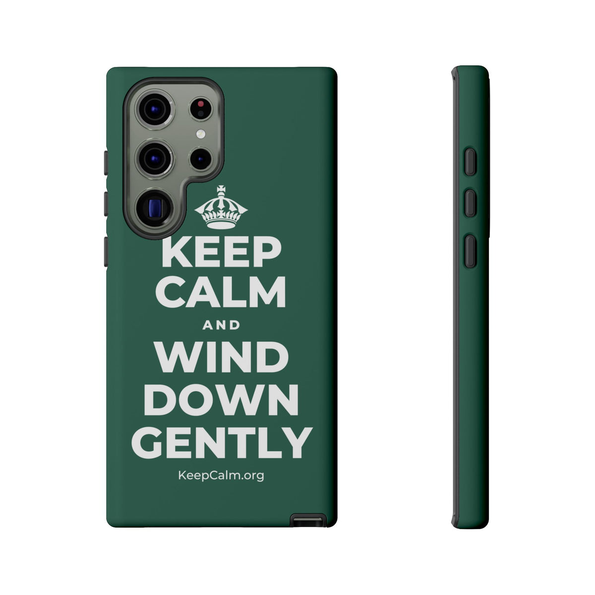 KEEP CALM AND WIND DOWN GENTLY Phone Case