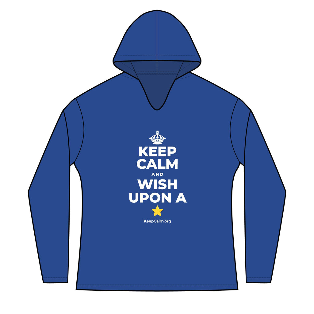 KEEP CALM AND WISH UPON A ⭐ Women's Long Sleeve Hoodie
