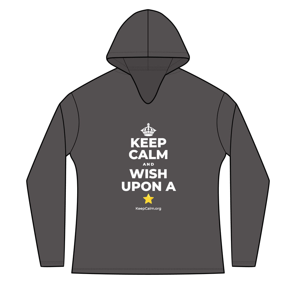 KEEP CALM AND WISH UPON A ⭐ Women's Long Sleeve Hoodie