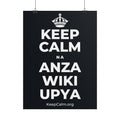 KEEP CALM NA ANZA WIKI UPYA Poster (Dark)
