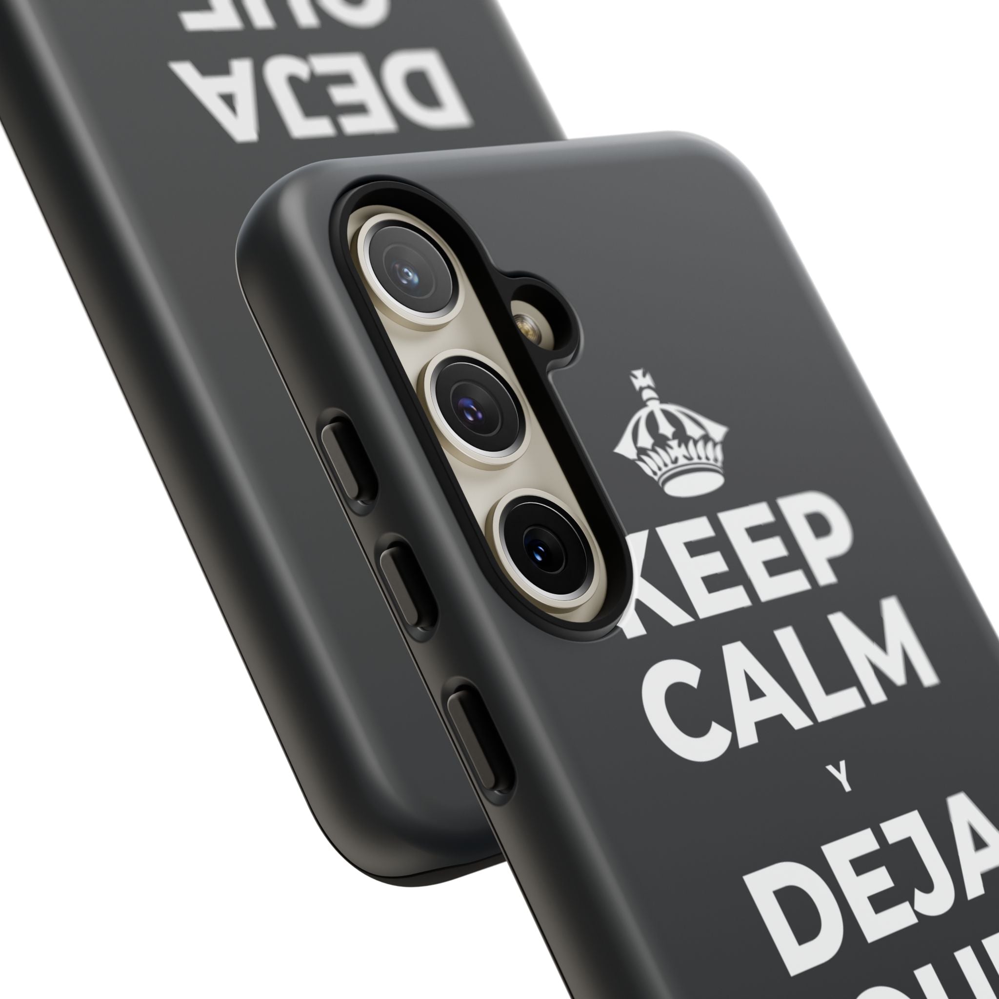KEEP CALM Y DEJA QUE SE ENFRÍE Phone Case (Dark)