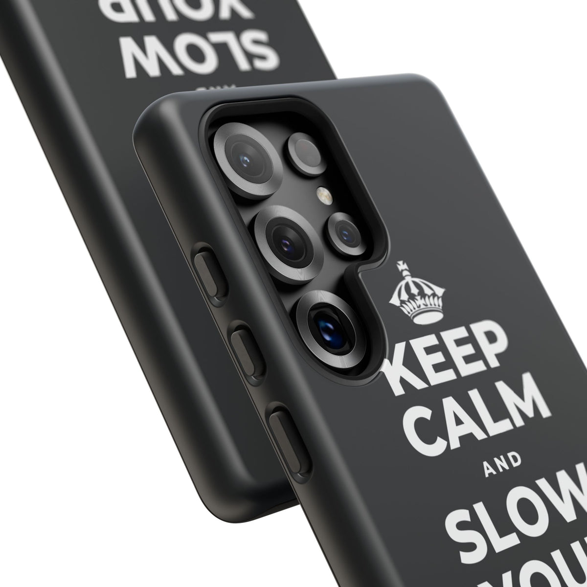KEEP CALM AND SLOW YOUR SUMMER DAYS Phone Case (Dark)