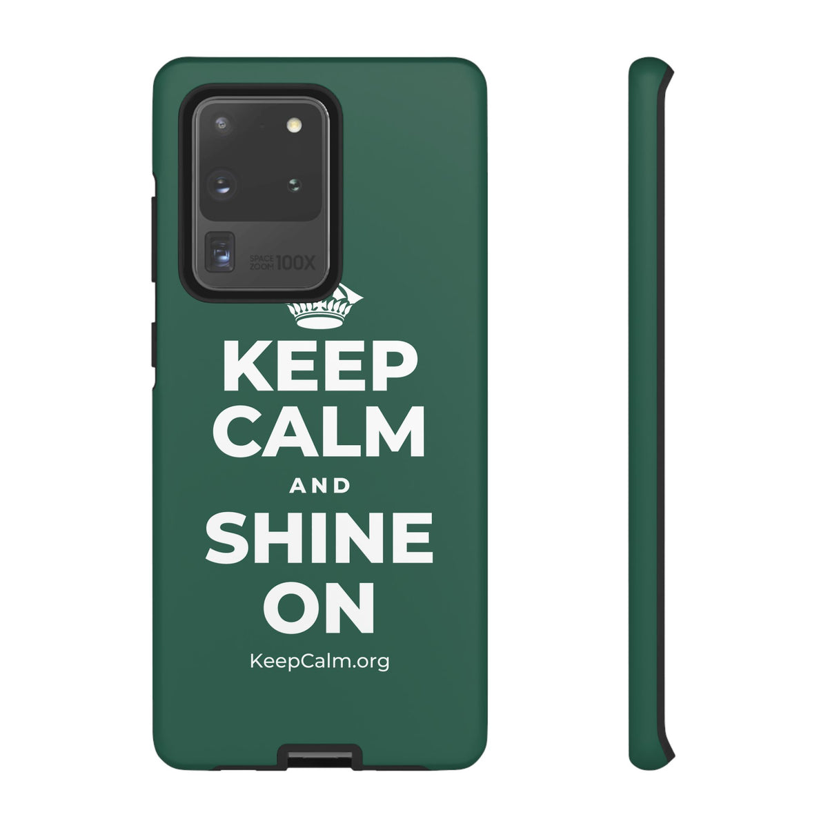 KEEP CALM AND SHINE ON Phone Case