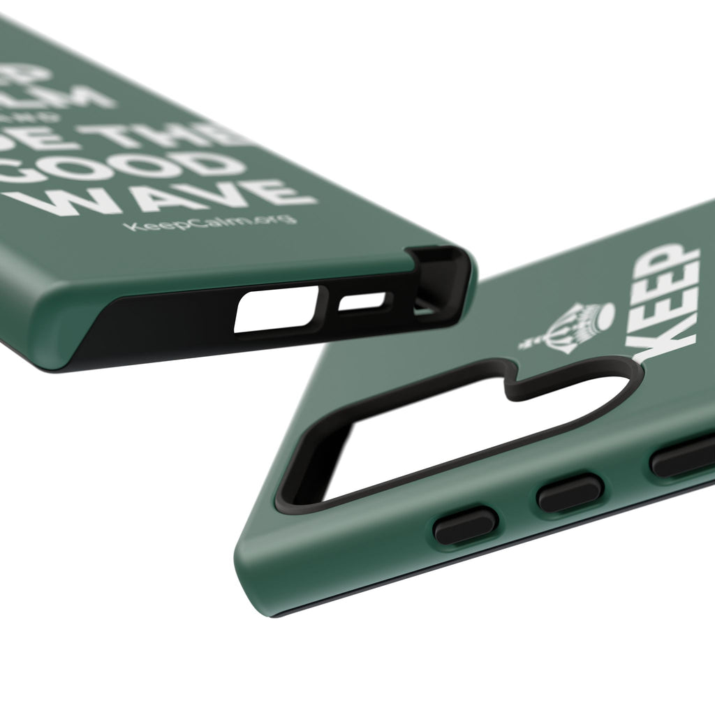 KEEP CALM AND RIDE THE GOOD WAVE Phone Case