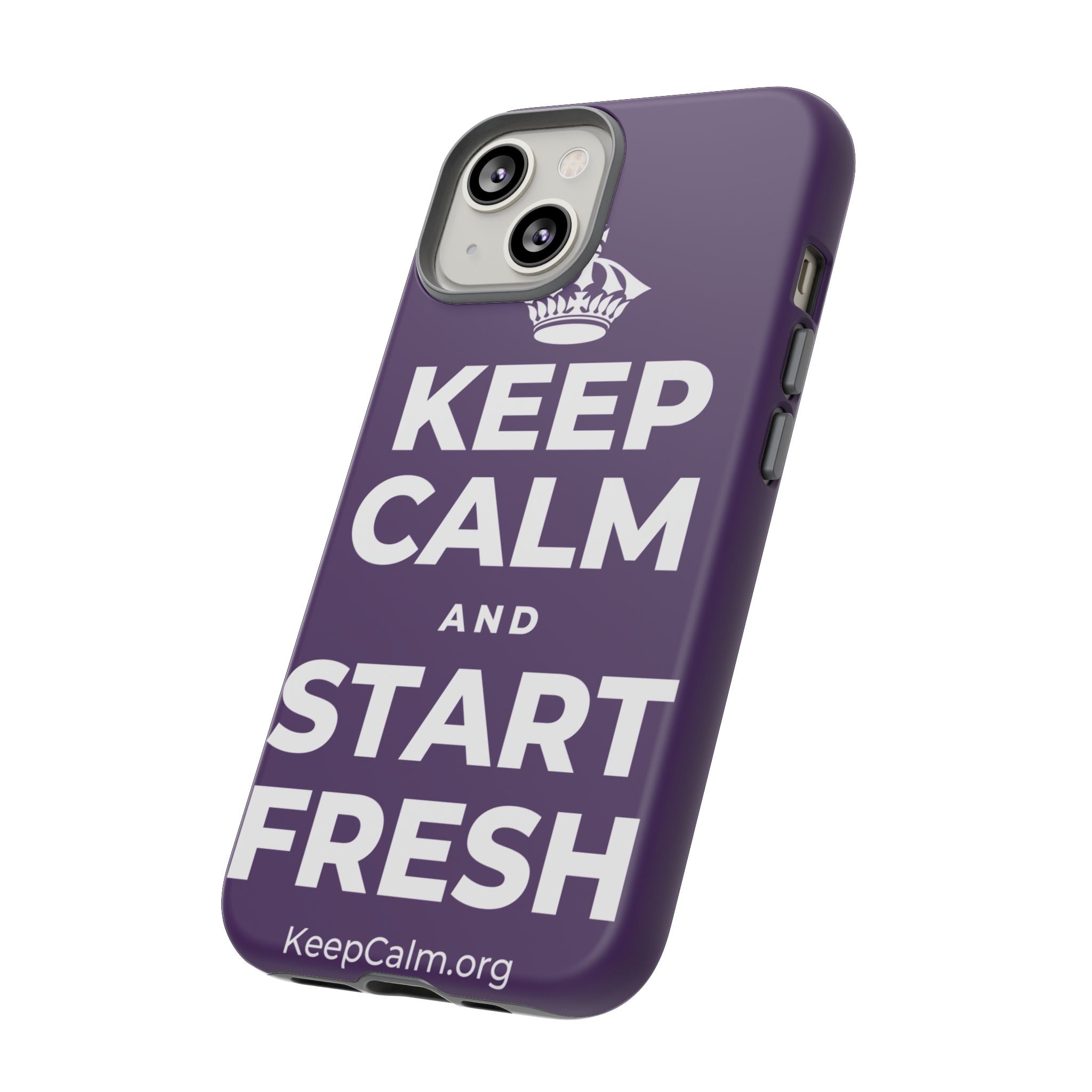 KEEP CALM AND START FRESH Phone Case