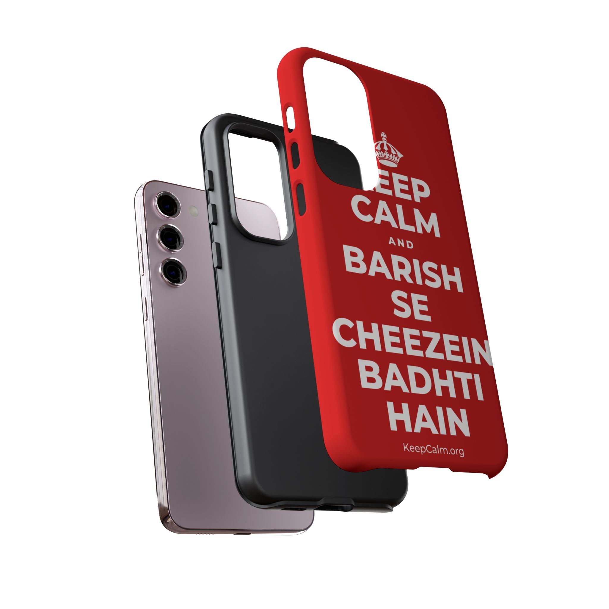 KEEP CALM AND BARISH SE CHEEZEIN BADHTI HAIN Phone Case