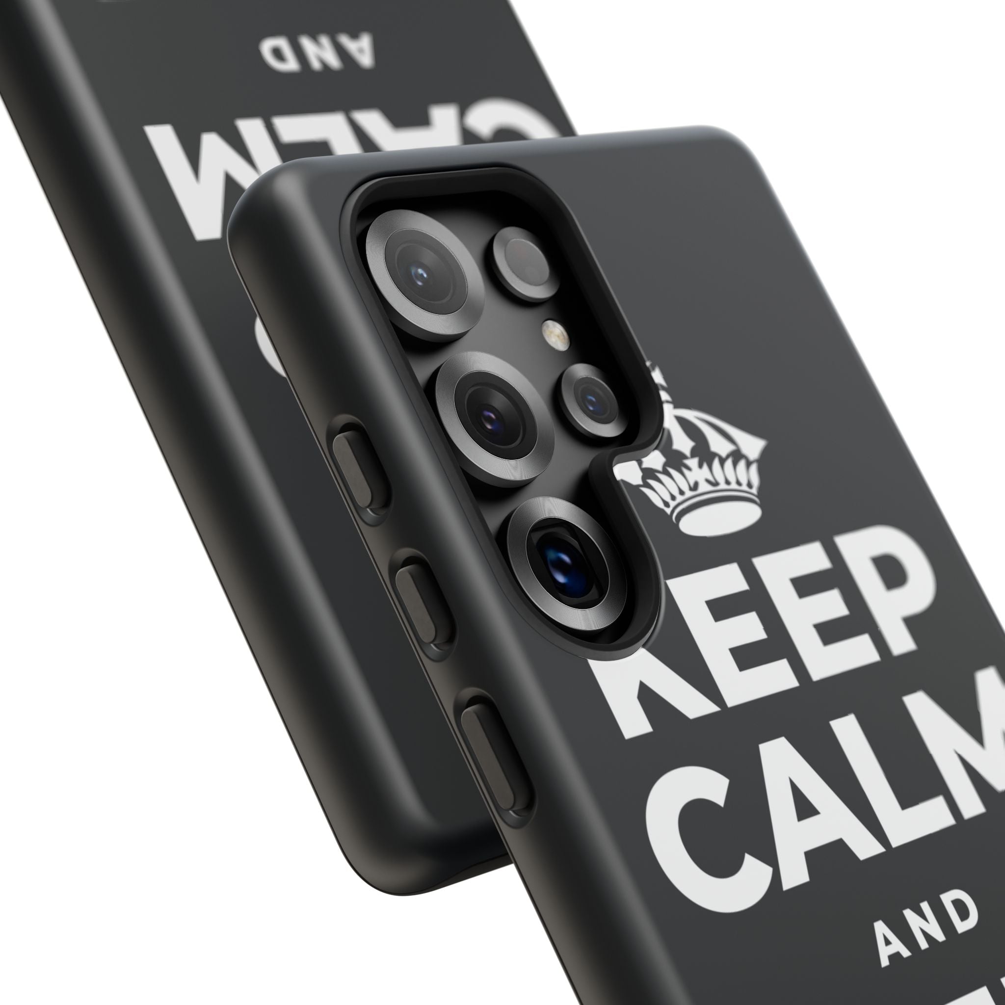 KEEP CALM AND SLEEP ON IT Phone Case (Dark)