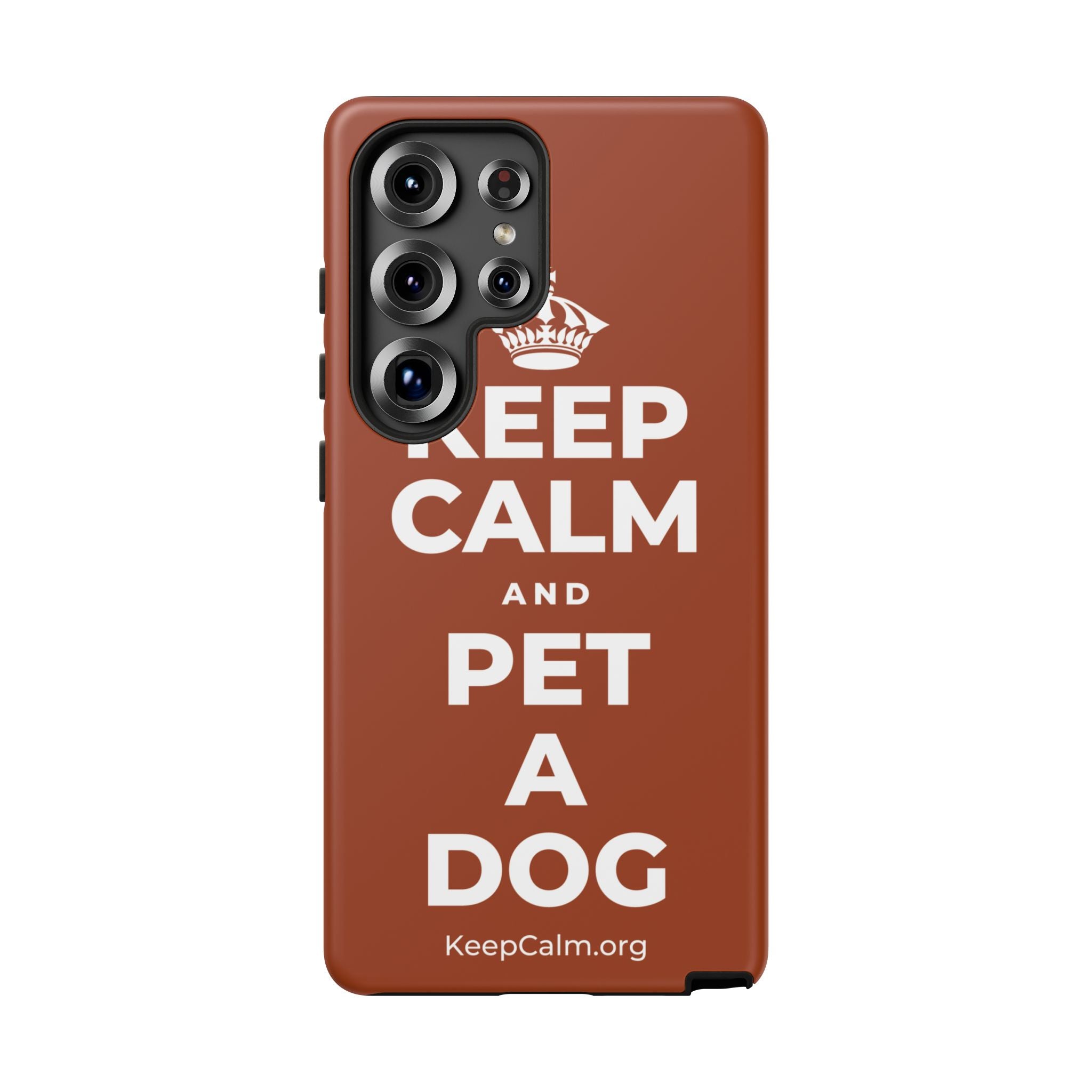 KEEP CALM AND PET A DOG Phone Case