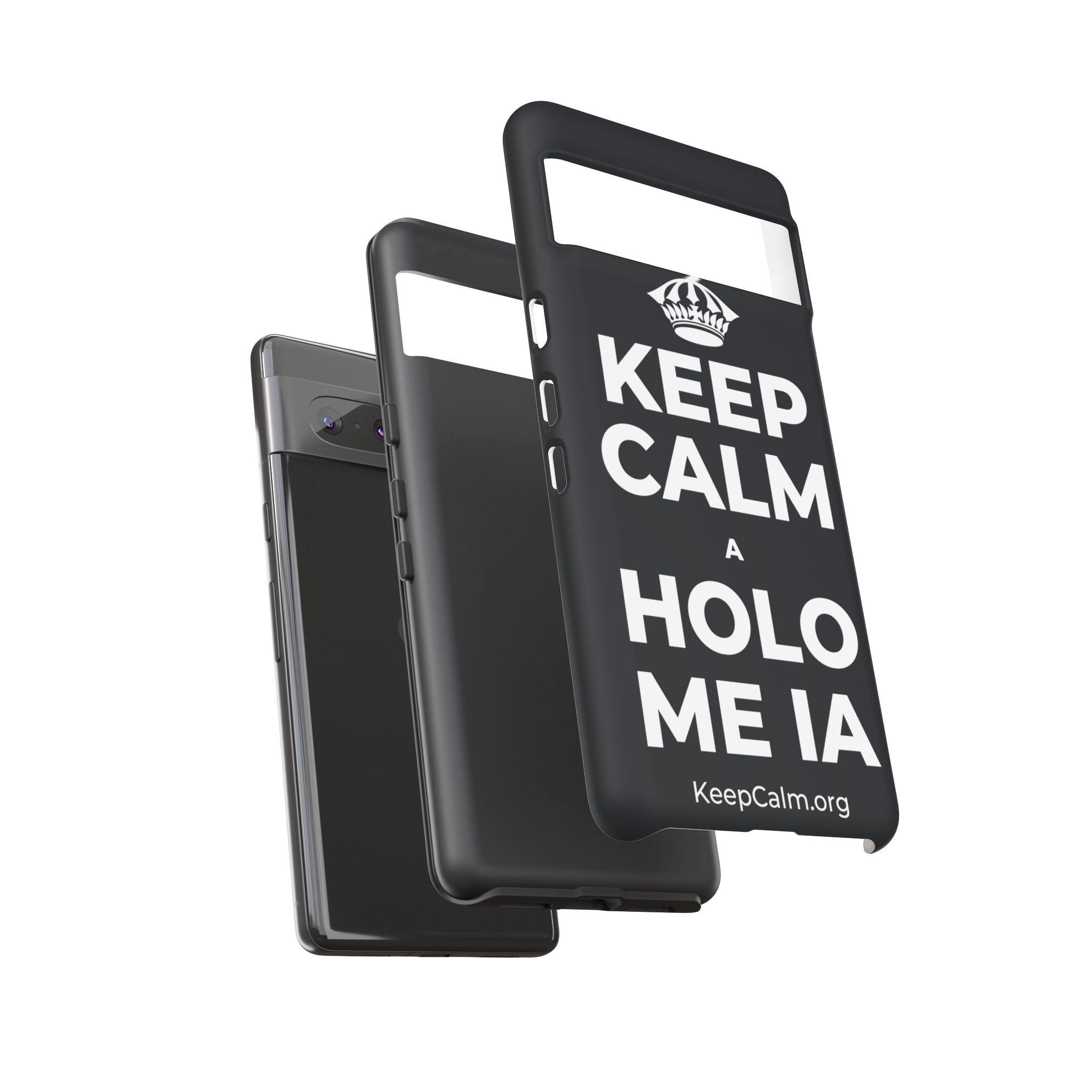 KEEP CALM A HOLO ME IA Phone Case (Dark)