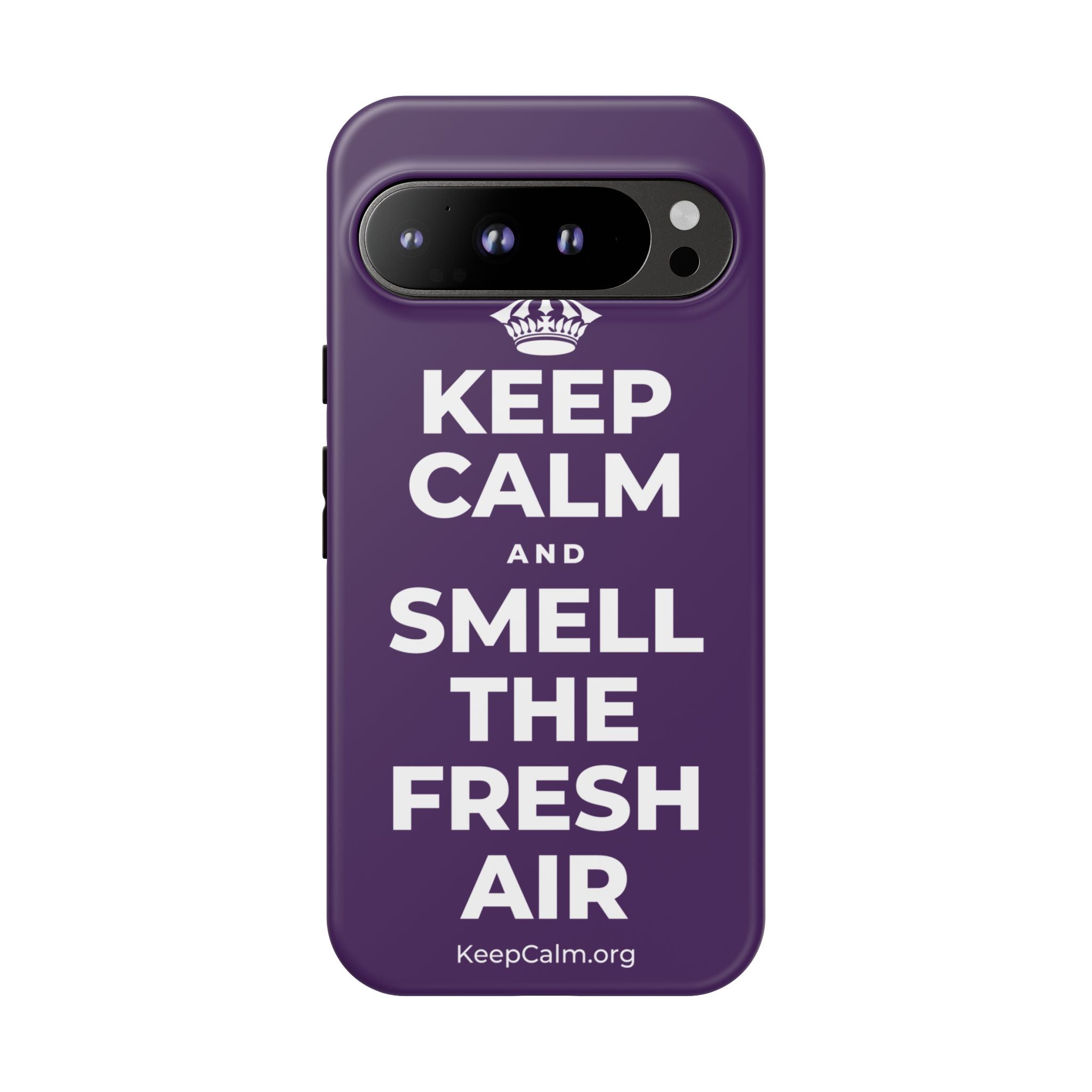 KEEP CALM AND SMELL THE FRESH AIR Phone Case
