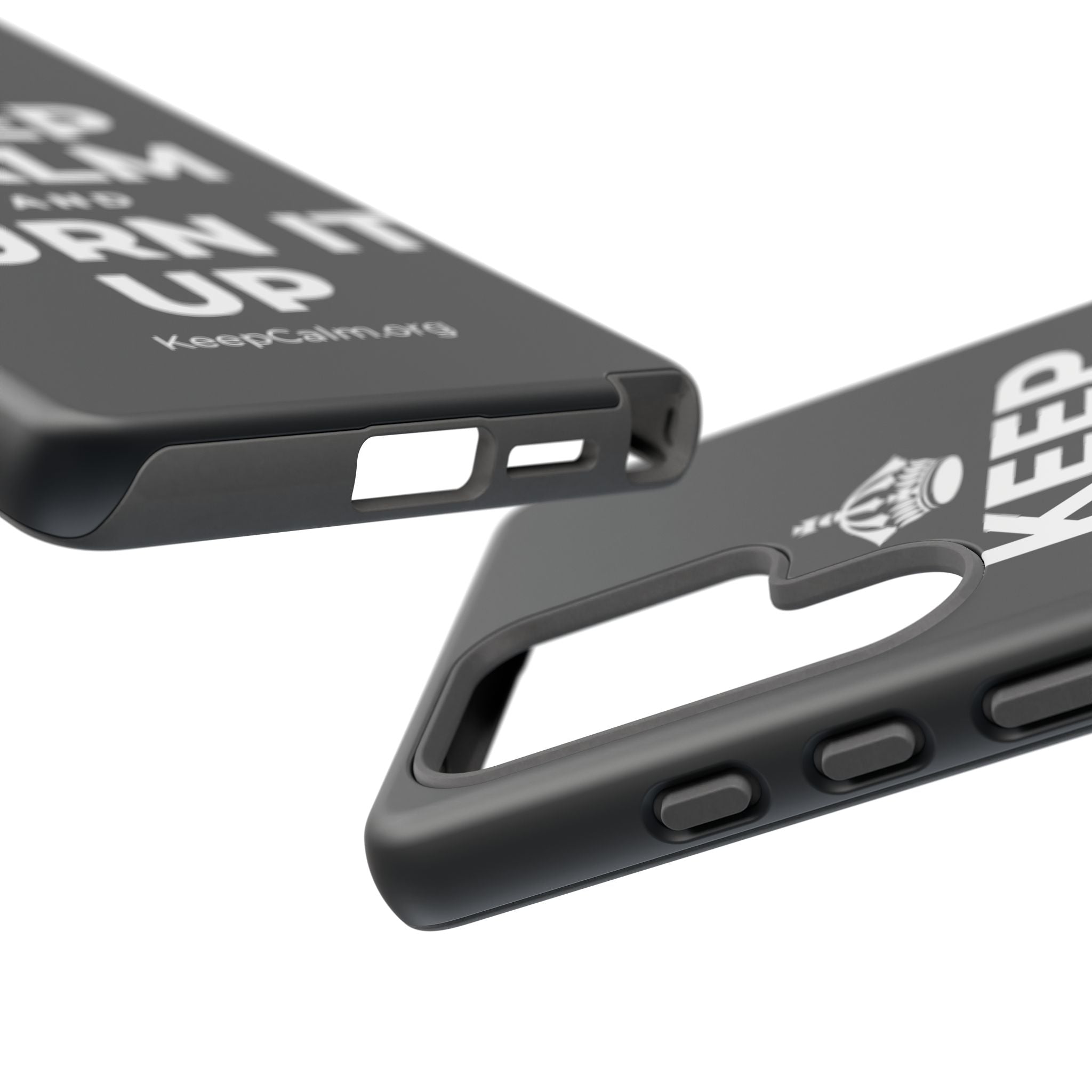 KEEP CALM AND TURN IT UP Phone Case (Dark)
