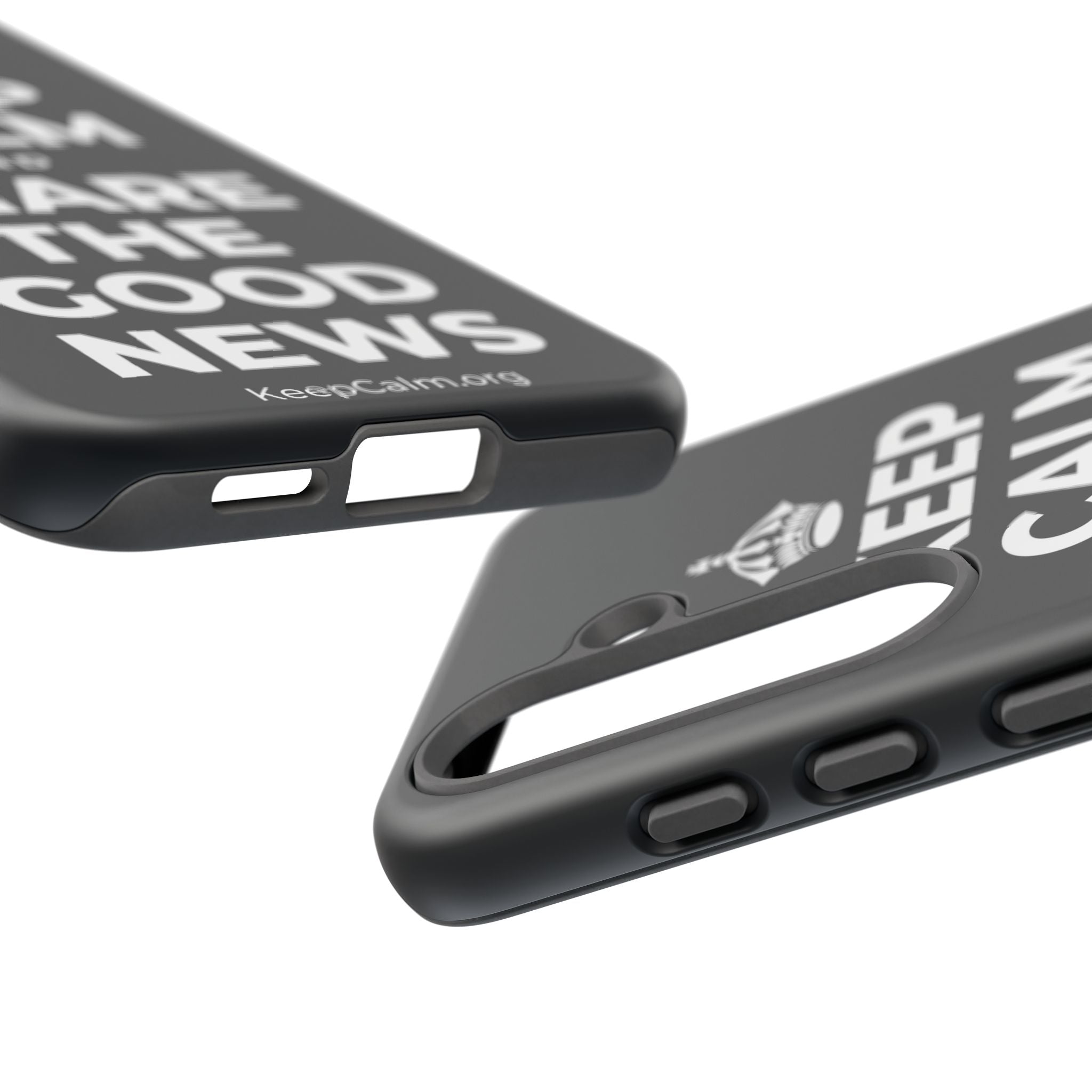 KEEP CALM AND SHARE THE GOOD NEWS Phone Case (Dark)