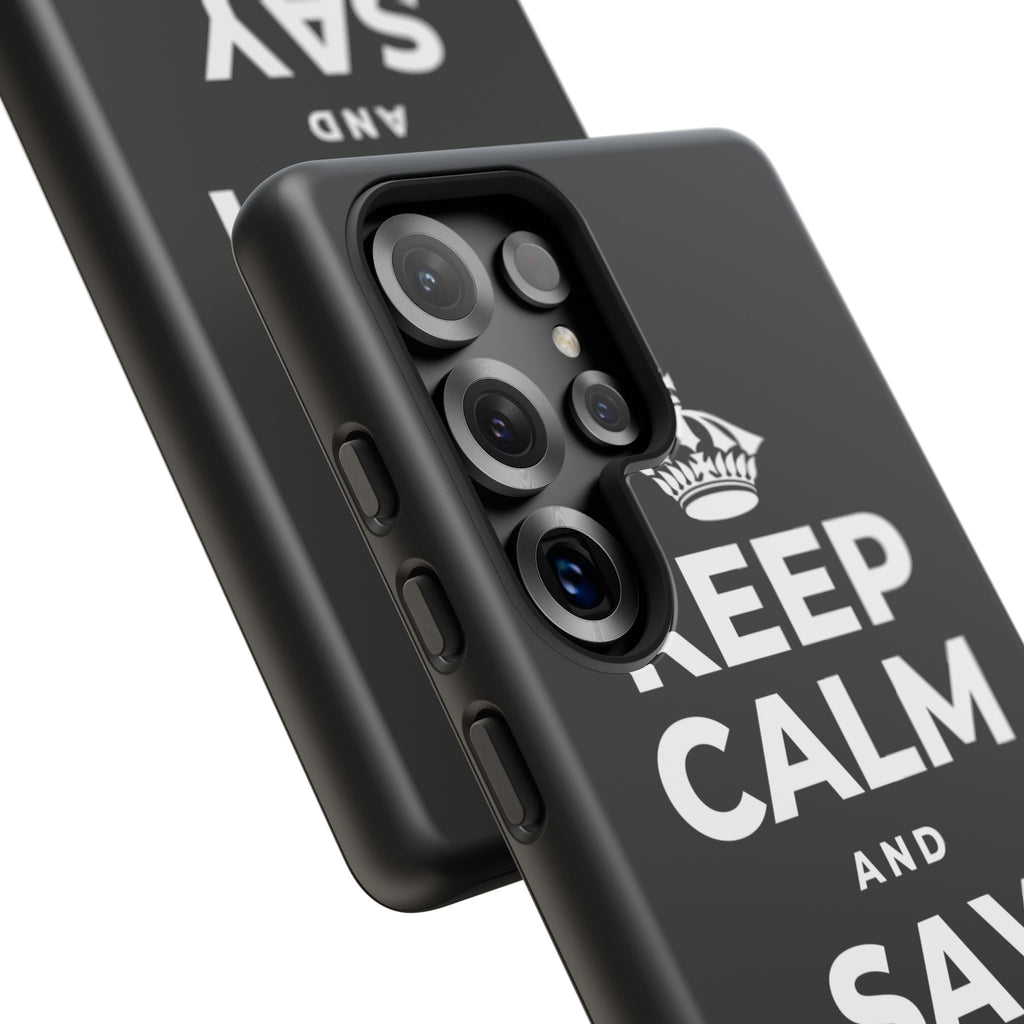 KEEP CALM AND SAY THANK YOU Phone Case