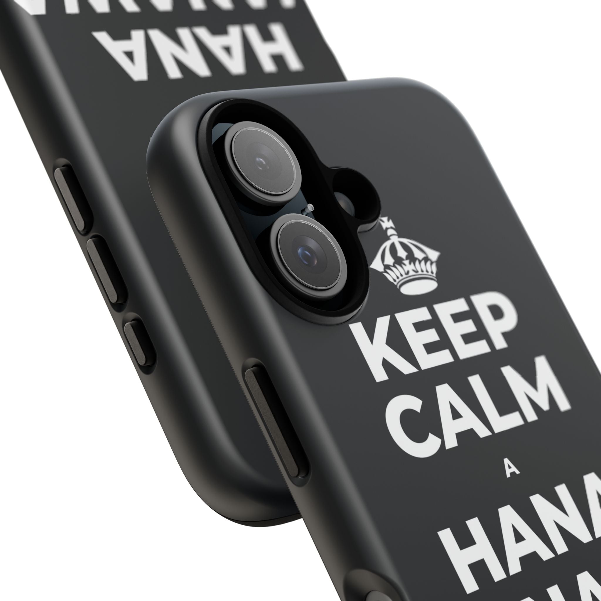 KEEP CALM A HANA MANAWA E PĀʻANI AI Phone Case (Dark)