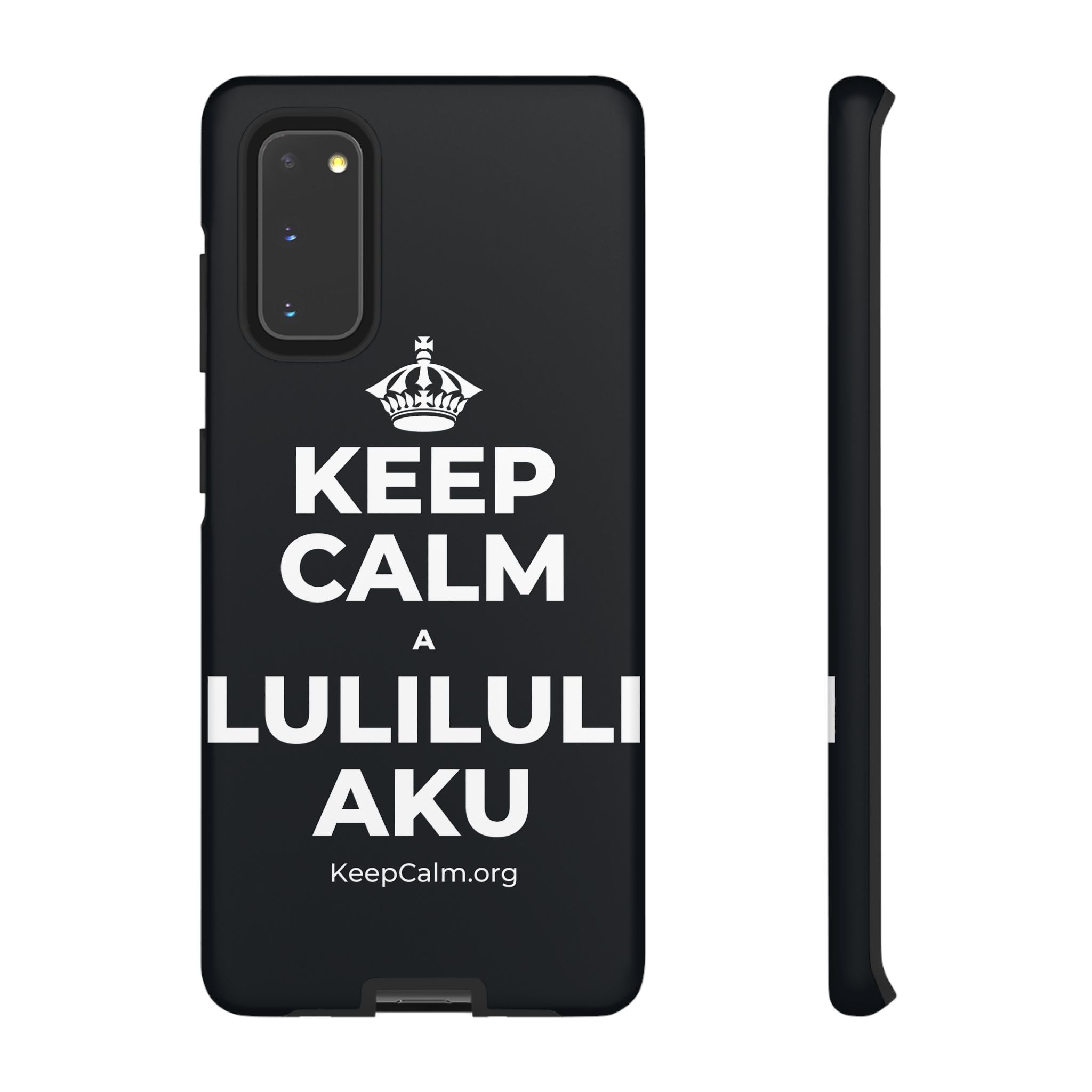 KEEP CALM A LULILULI AKU Phone Case (Dark)
