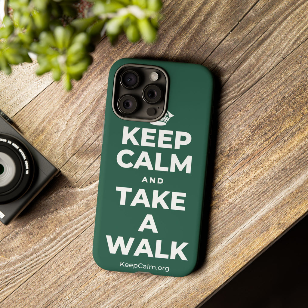 KEEP CALM AND TAKE A WALK Phone Case