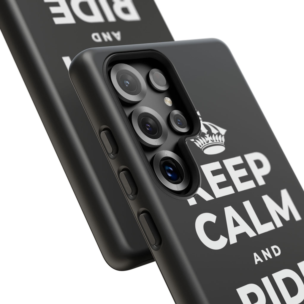 KEEP CALM AND RIDE THE WAVE Phone Case