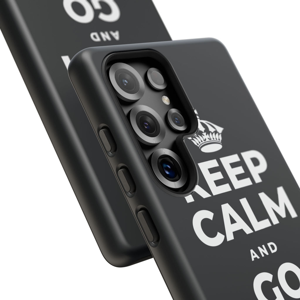 KEEP CALM AND GO FOR A WALK Phone Case (Dark)