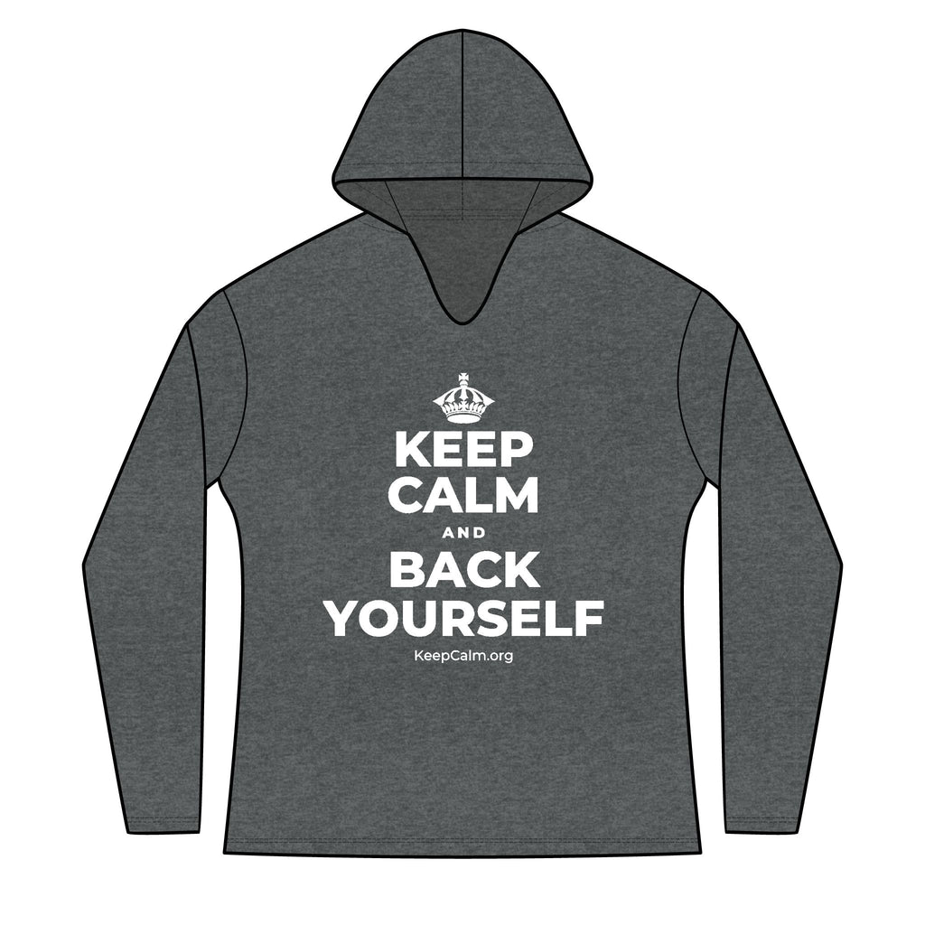 KEEP CALM AND BACK YOURSELF Women's Long Sleeve Hoodie