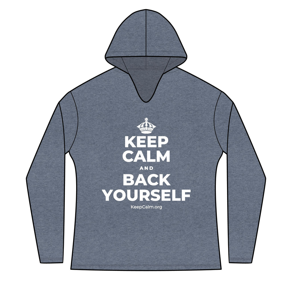 KEEP CALM AND BACK YOURSELF Women's Long Sleeve Hoodie