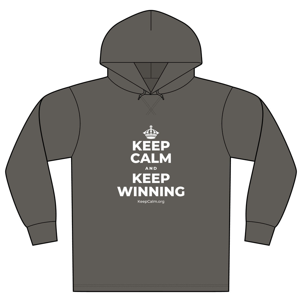 KEEP CALM AND KEEP WINNING Organic Hoodie Tee