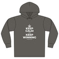 KEEP CALM AND KEEP WINNING Organic Hoodie Tee