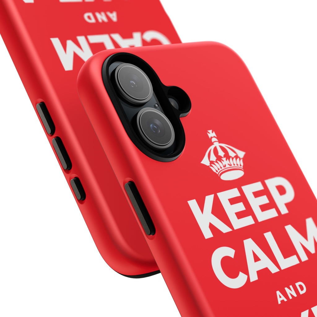 KEEP CALM AND TAKE A BREATH Phone Case